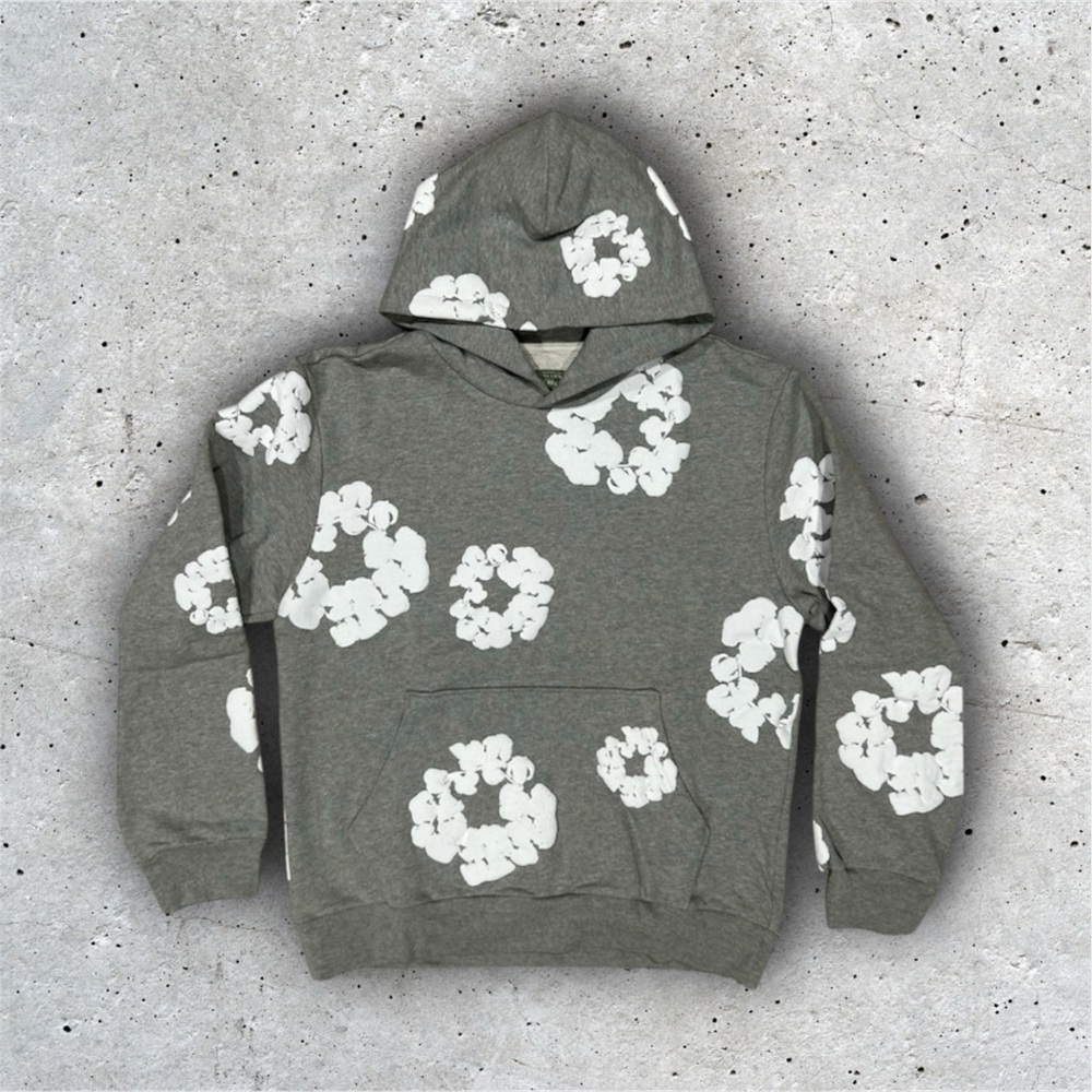 Denim Tears Hoodie Grey S/M/L - Free Shipping